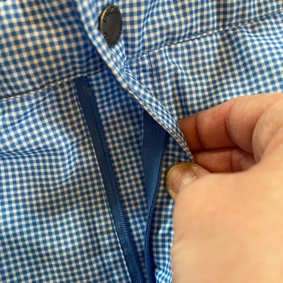 NWT Mens Ibiza ocean club swim shorts blue gingham size 38 - Picture 4 of 9